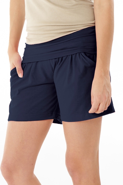 Шорты для беременных и кормящих Mothers en Vogue Jersey Knit, цвет индиго (India Ink)