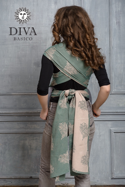 Май-слинг Diva Basico, Pino с капюшоном