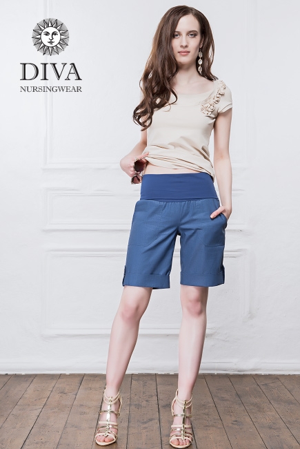 Шорты для беременных и родивших Diva Nursingwear Deborah, Notte