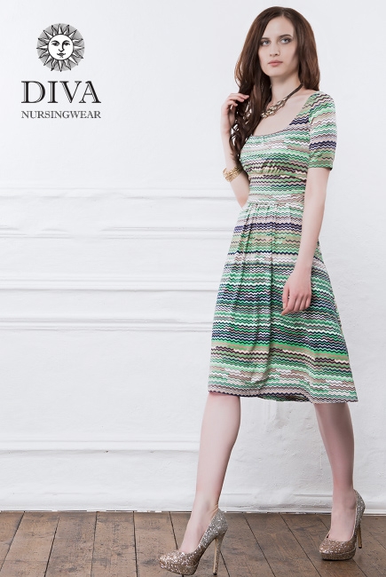 Платье для кормящих и беременных Diva Nursingwear Stella, Kiwi