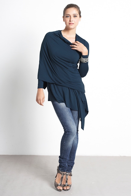 Кардиган для кормления "Sangha Waterfall", цвет Mood Indigo
