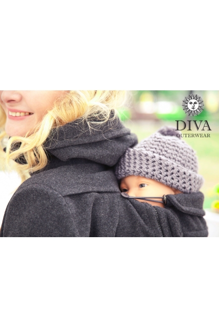 Слингопальто демисезонное Diva Outerwear Antracite