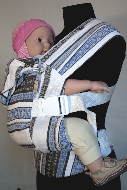 Слинг-рюкзак Karaush, Ellevill Zara Tricolor Blue linen