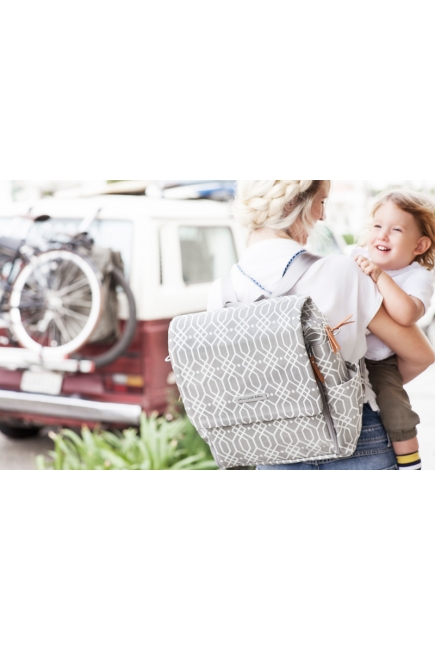 Сумка для коляски Petunia Boxy Backpack: Quartz