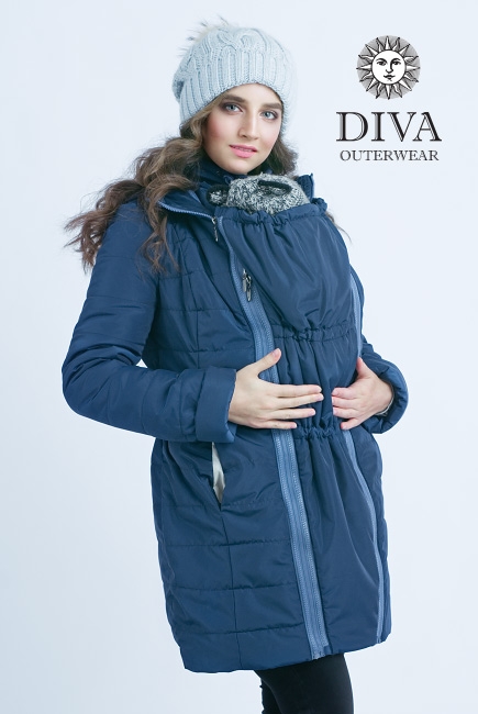Слингокуртка зимняя 4 в 1 Diva Outerwear Azzurro