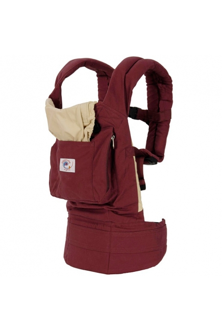 Рюкзачок-переноска для ребенка ERGO Baby Бордо / Крем