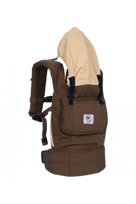 Рюкзак-переноска ERGO Baby CARRIER ORGANIC шоколад/карамель
