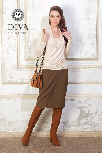 Топ для кормящих и беременных Diva Nursingwear Denila, Grano