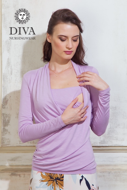Топ для кормящих и беременных Diva Nursingwear Denila, Lavanda