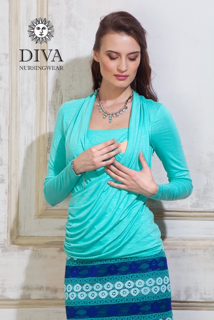 Топ для кормящих и беременных Diva Nursingwear Denila, Menta