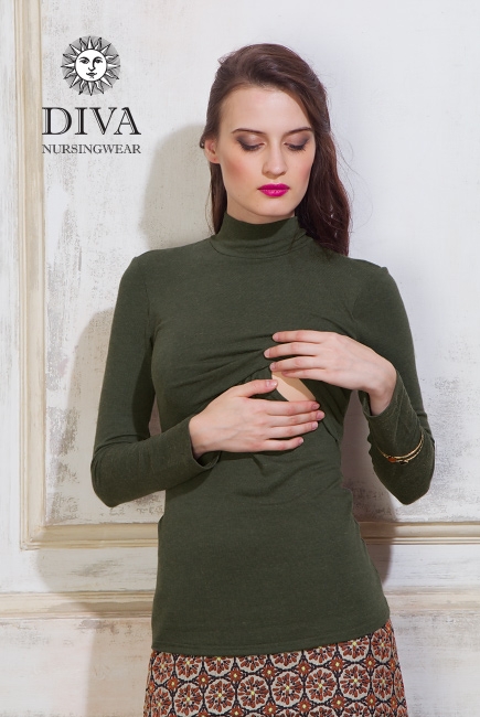 Топ для кормящих Diva Nursingwear Felisa, цвет Oliva