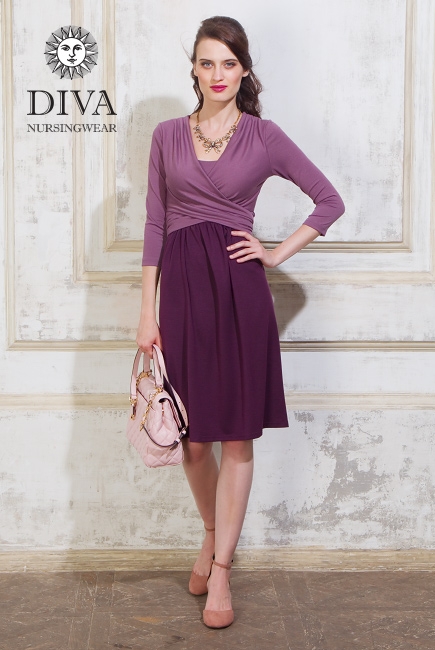 Платье для кормящих и беременных Diva Nursingwear Ornella, Lavanda