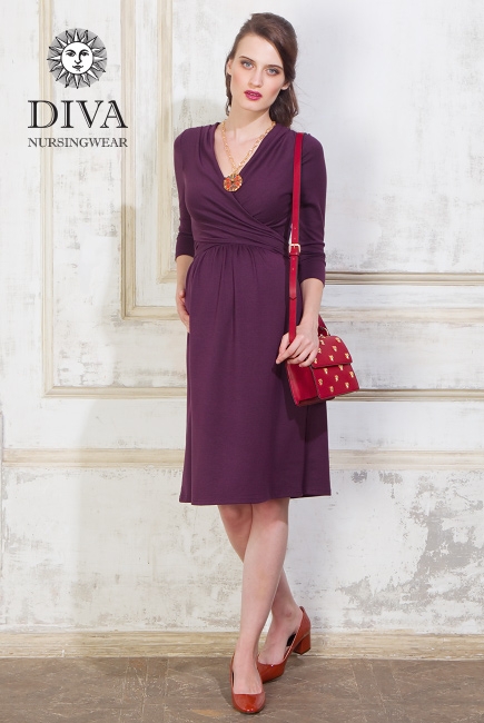 Платье для кормящих и беременных Diva Nursingwear Ornella, Viola