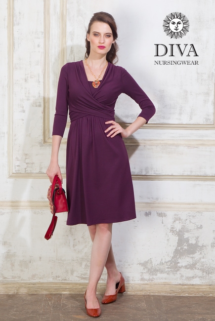 Платье для кормящих и беременных Diva Nursingwear Ornella, Viola