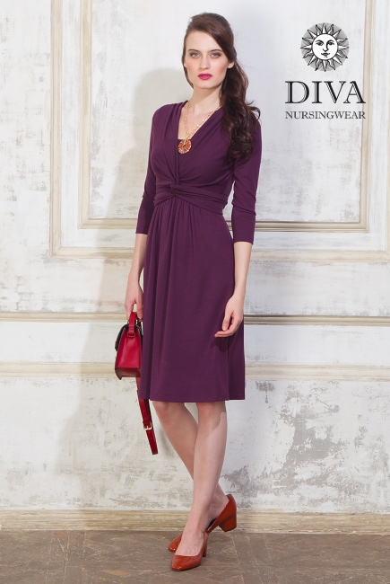 Платье для кормящих и беременных Diva Nursingwear Ornella, Viola