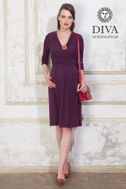 Платье для кормящих и беременных Diva Nursingwear Ornella, Viola