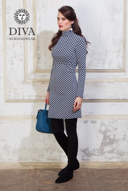 Платье для кормящих Diva Nursingwear Simone, принт Etna