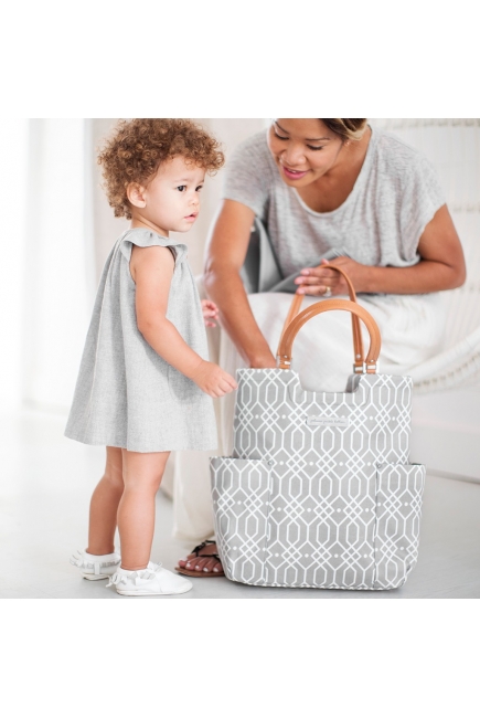 Сумка для мамы Petunia Tailored Tote: Quartz