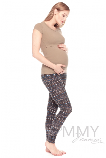 Комплект для дома бежевый с принтом сердечки