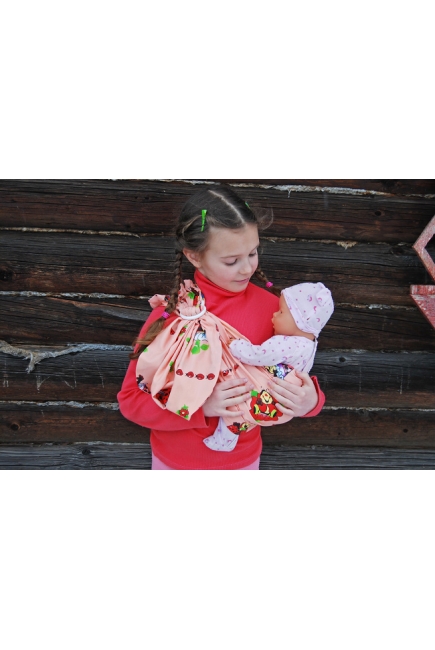 Игрушечный слинг с кольцами Баюшка, божьи коровки