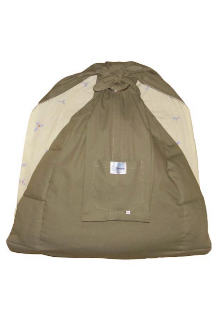 Слинг с кольцами Баюшка двуслойный, Джинс хаки