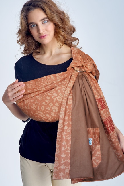 Слинг с кольцами Баюшка двуслойный, Иероглифы