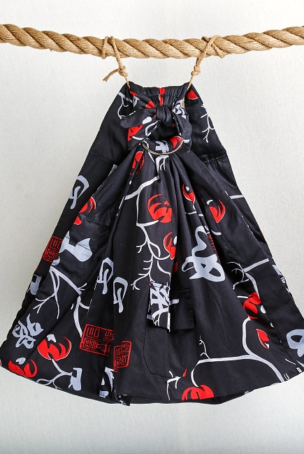 Слинг с кольцами Баюшка двуслойный, Японские мотивы