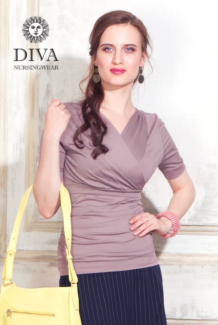 Топ для кормящих и беременных Diva Nursingwear Lucia, Cacao