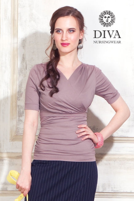 Топ для кормящих и беременных Diva Nursingwear Lucia, Cacao
