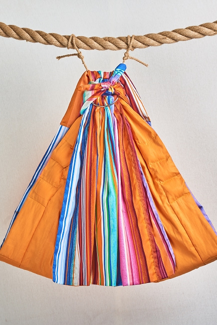 Слинг с кольцами Баюшка двуслойный, Многоцветный