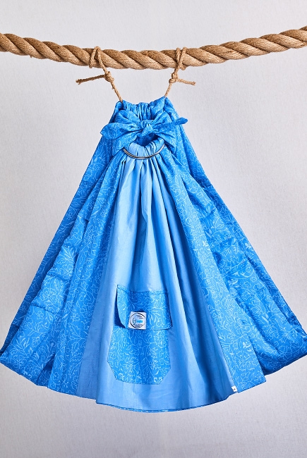 Слинг с кольцами Баюшка двуслойный, Морозные узоры