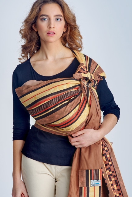 Слинг с кольцами Баюшка двуслойный, Непал