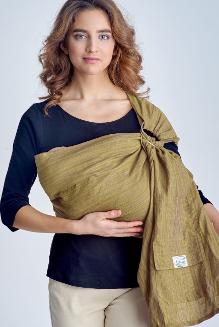 Слинг с кольцами Баюшка двуслойный, Осень