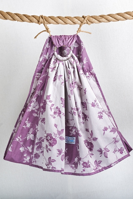 Слинг с кольцами Баюшка однослойный, Сакура