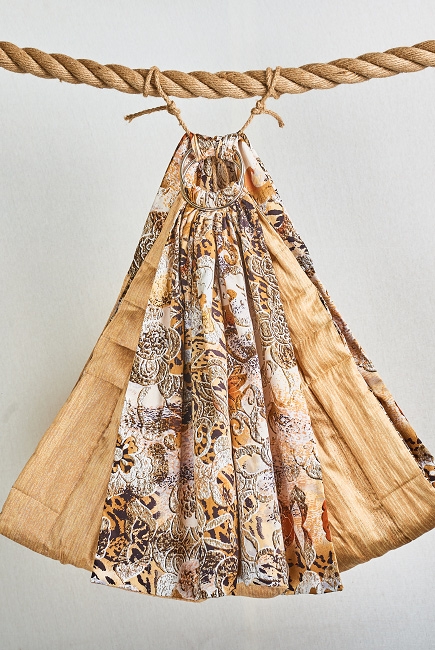 Слинг с кольцами Баюшка двуслойный, Саванна