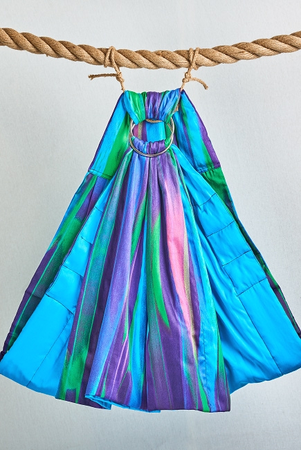 Слинг с кольцами Баюшка двуслойный, Северное сияние