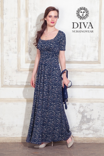 Платье для кормящих и беременных Diva Nursingwear Stella Maxi, Pastorale