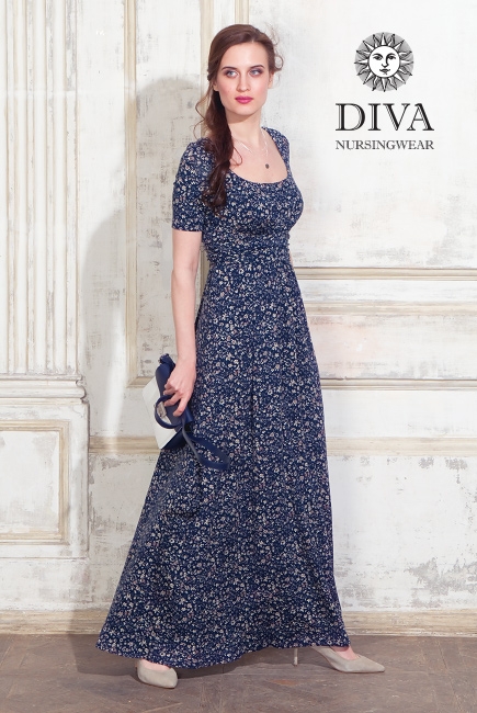Платье для кормящих и беременных Diva Nursingwear Stella Maxi, Pastorale
