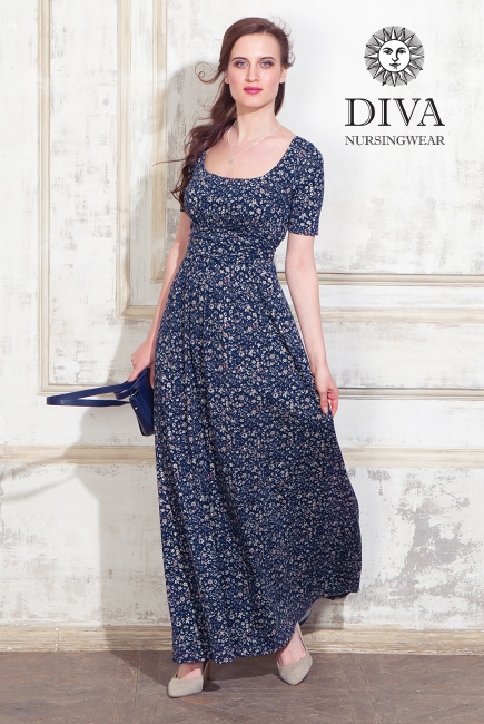 Платье для кормящих и беременных Diva Nursingwear Stella Maxi, Pastorale