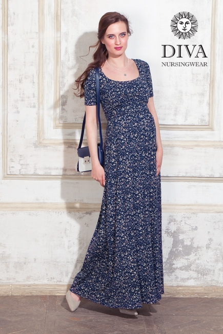 Платье для кормящих и беременных Diva Nursingwear Stella Maxi, Pastorale