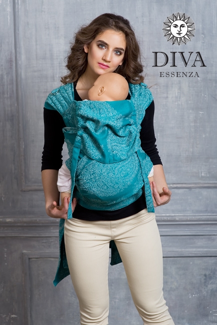 Май-слинг Diva Essenza Smeraldo, размер Toddler