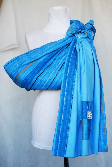 Слинг с кольцами Баюшка двуслойный, Волны