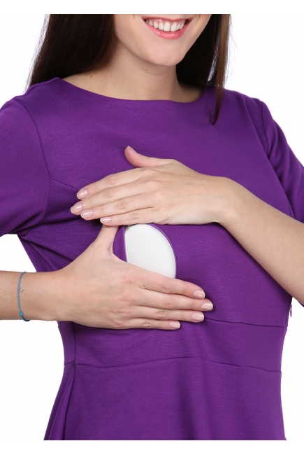 Блуза "Стэфи" фиолет для кормящих