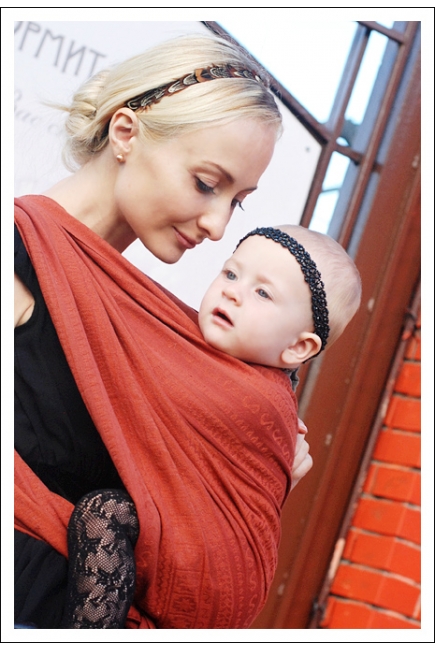 Слинг-шарф Ellevill Zara Terracotta