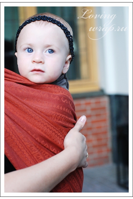 Слинг-шарф Ellevill Zara Terracotta