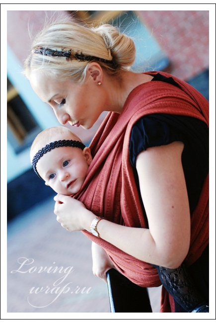 Слинг-шарф Ellevill Zara Terracotta