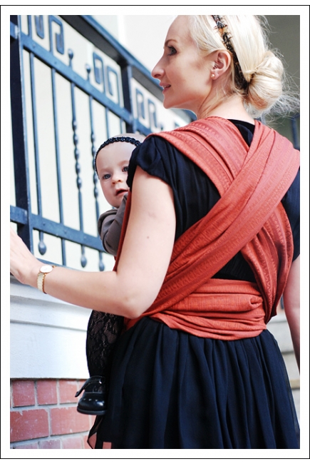 Слинг-шарф Ellevill Zara Terracotta