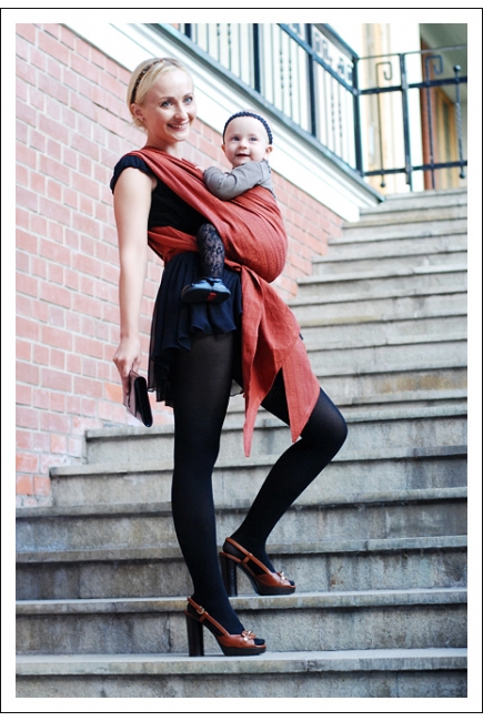 Слинг-шарф Ellevill Zara Terracotta