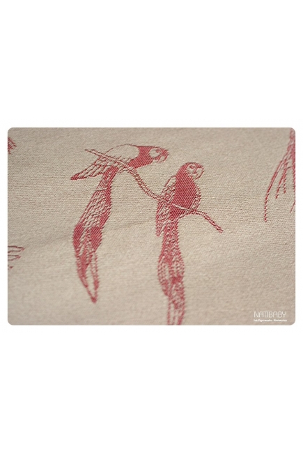 Слинг-шарф Nati Ara Beige/Red с шелком