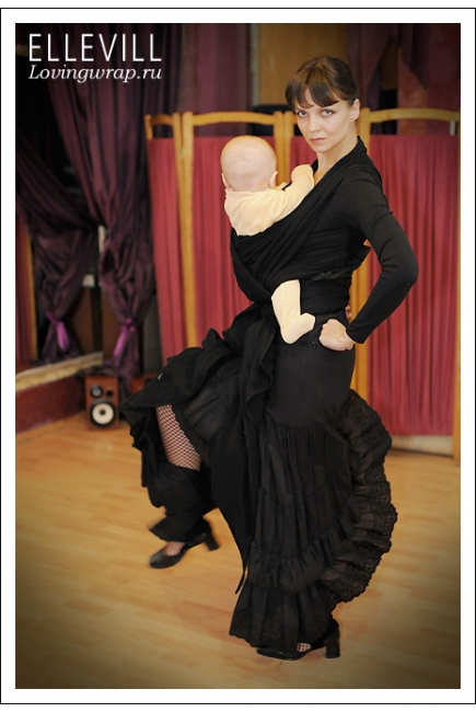 Слинг-шарф Ellevill Zara Black